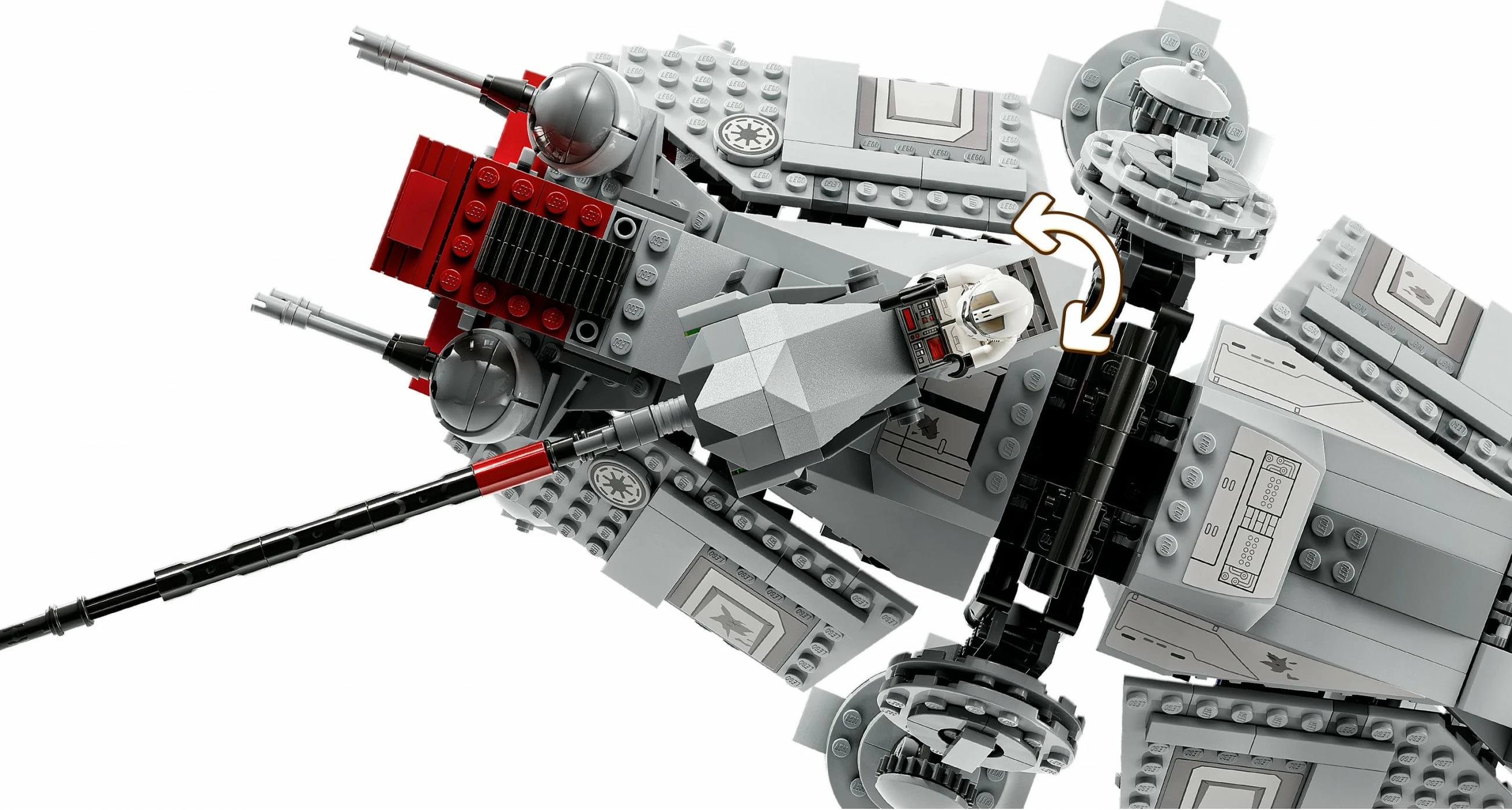 Set ndërtimi LEGO Star Wars AT-TE Walker, 1082 pjesë, Multingjyrësh