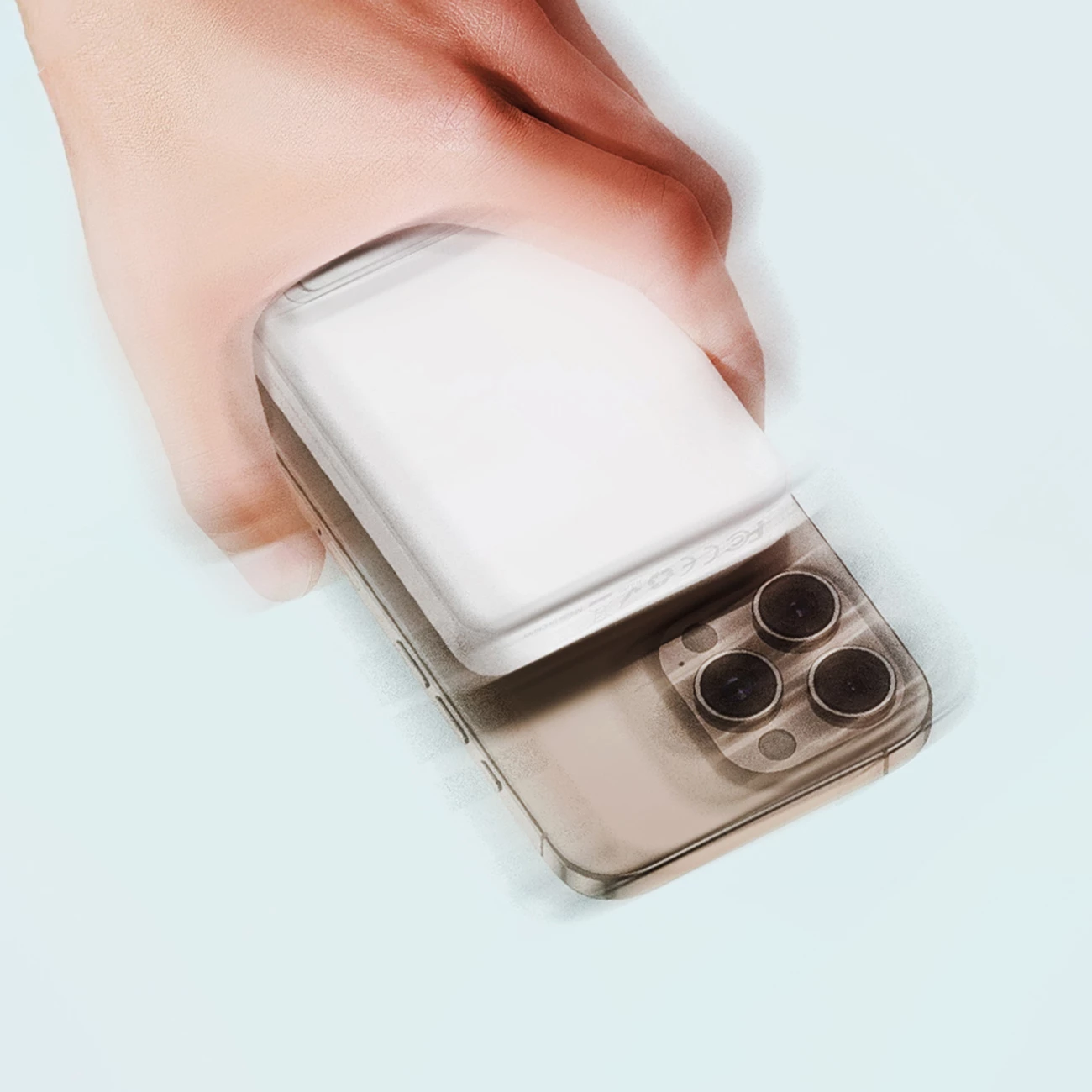 Powerbank Wozinsky WLWP-10KA0Y3WS, 10000 mAh, Qi2, MagSafe, me mbajtëse, Bardhë