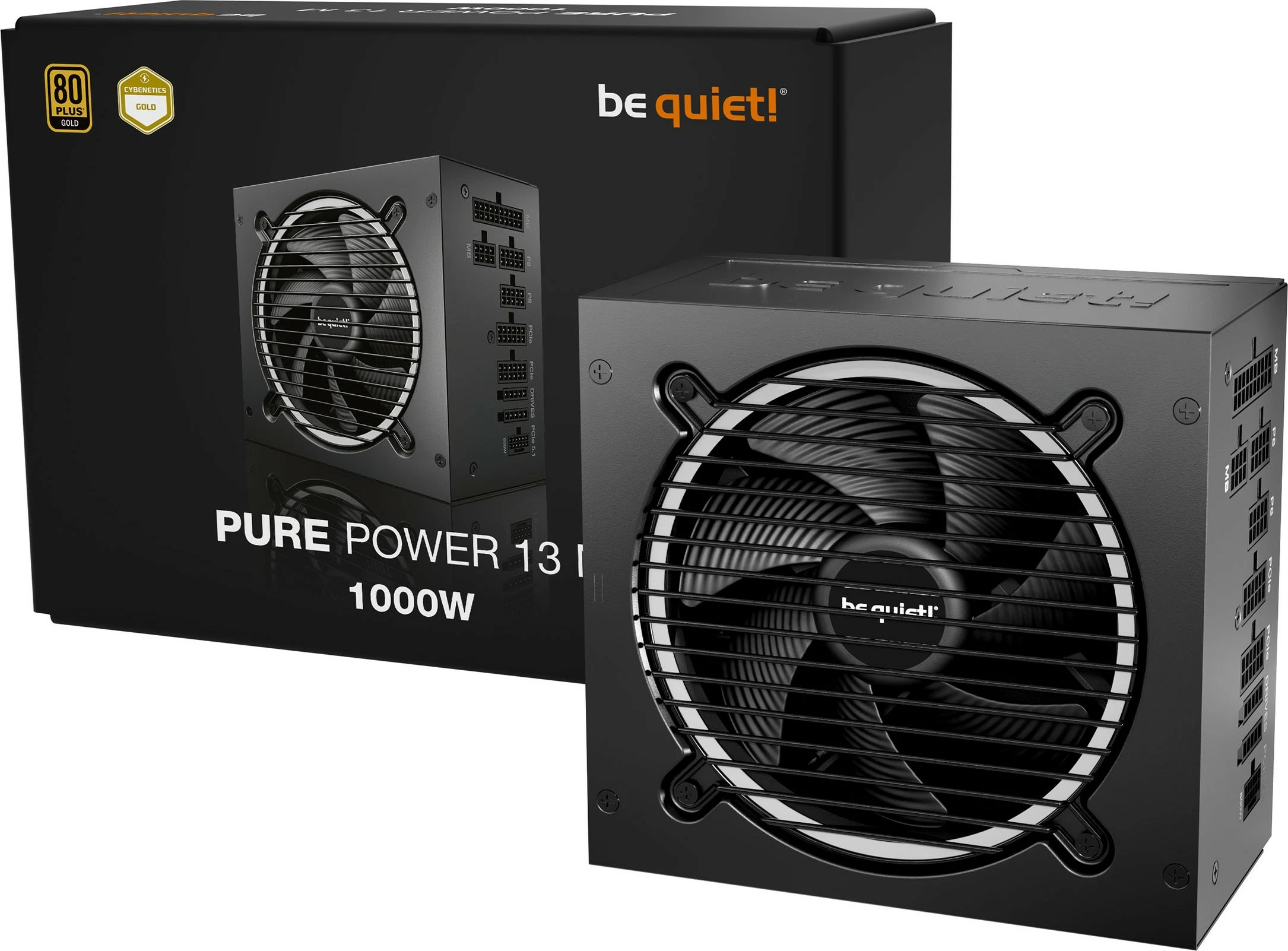 Kasë furnizimi Be Quiet! PURE POWER 13 M 1000W, 80 PLUS Gold, modulare, e zezë