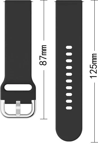 Rrip silikoni Smartwatch, Hurtel, TYS, 22 mm, për Samsung Galaxy Watch 45/46/47 mm, blu e errët