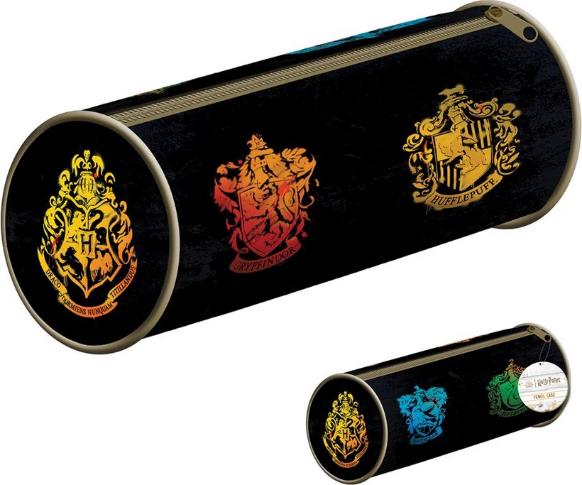 Kutizë lapsash Pyramid Harry Potter Colourful Crest Dark, e zezë