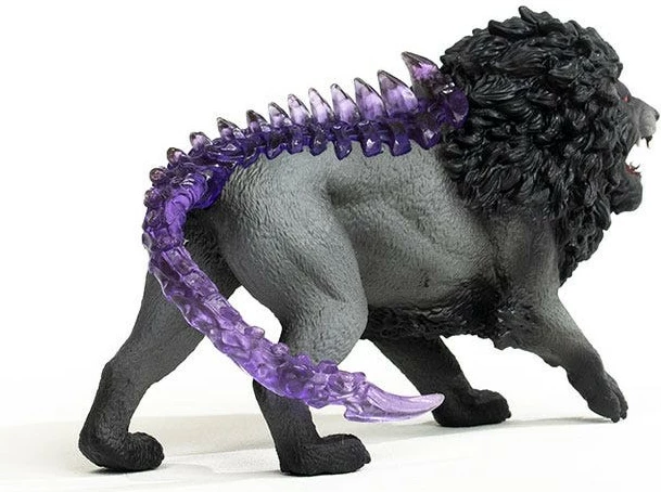 Figurë lodër Schleich ELDRADOR CREATURES Shadow Lion, 7-12 vjeç, e zezë, vjollcë