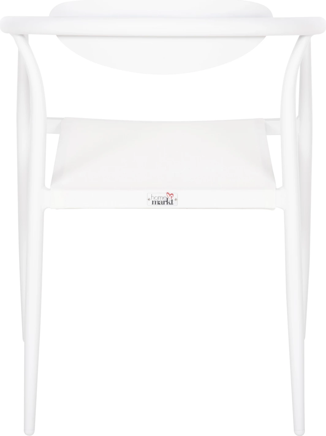 Karrige e jashtme SERLY FH6052.01 alumin e bardhë-textilene e bardhë 56x61x74.5H cm