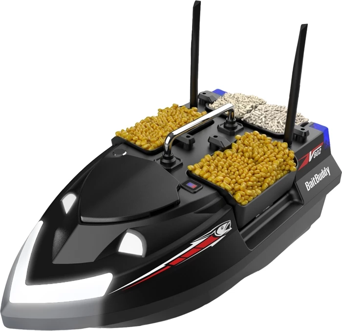 Anije karremi, Flytec V802, kapacitet 3 kg, bateri 12000 mAh, rreze 500 m, e zezë