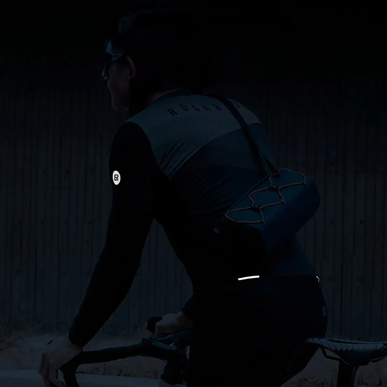 Bluzë çiklizmi Rockbros 15120009005, me mëngë të gjata, XXL, e zezë/gri