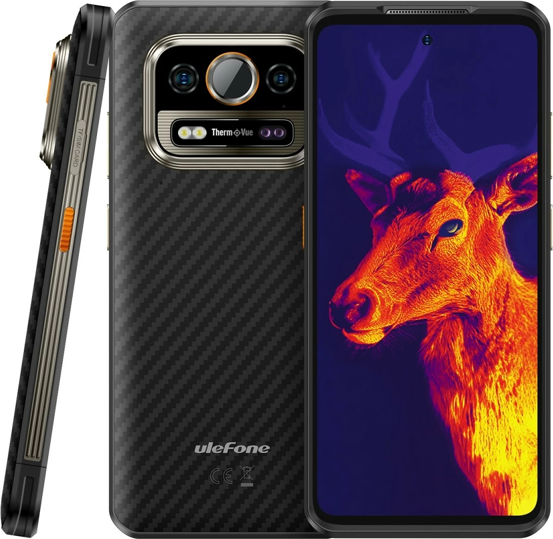 Celular Ulefone Armor 25T 4G, 6/256GB, IP69K, Thermal Vision, Frost Black
