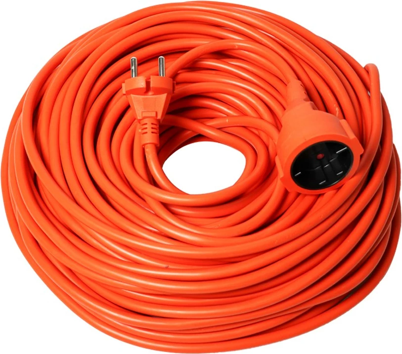 Zgjatues elektrik VERTEX PZO40M2x1.0mm, 40m, portokalli