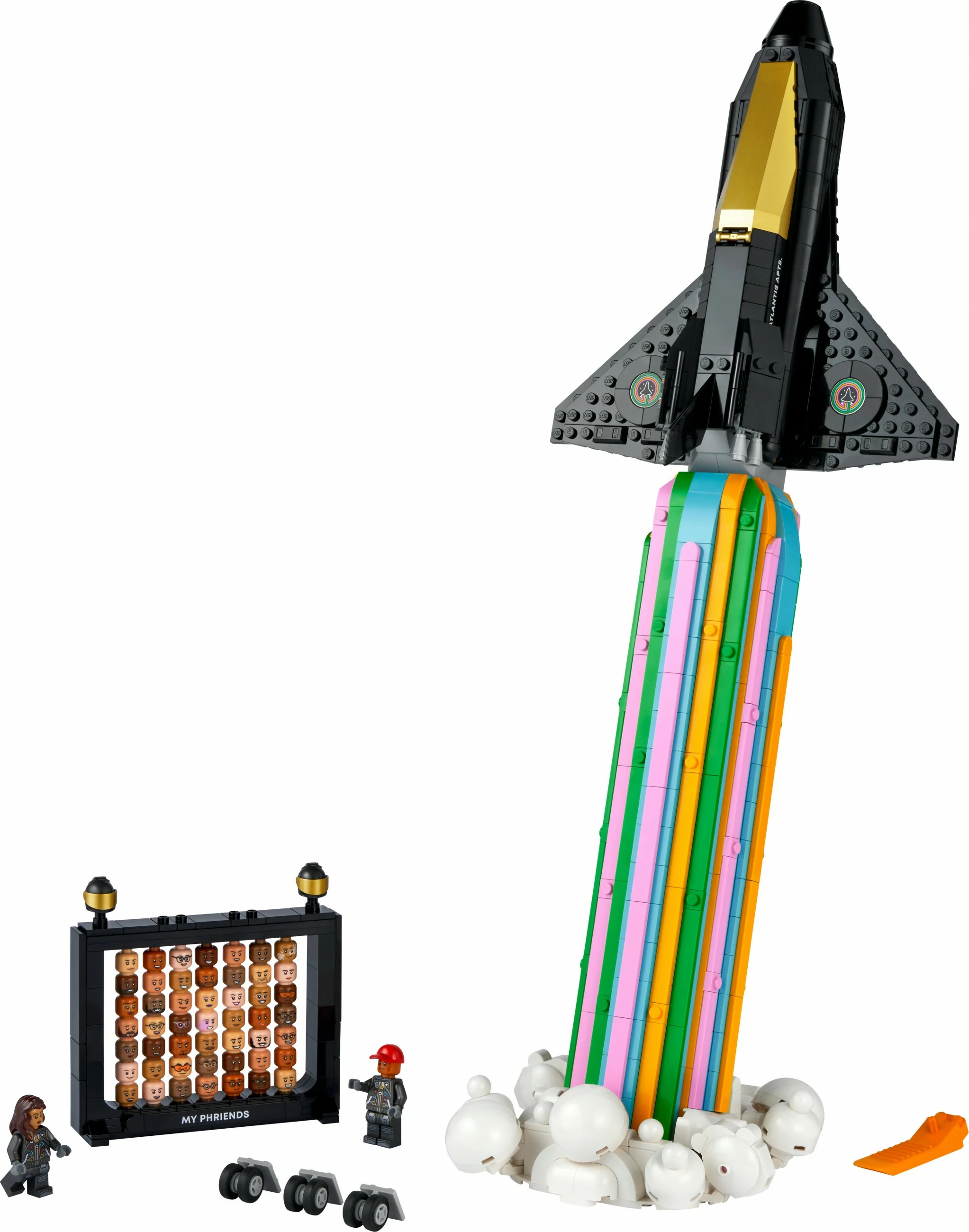 Set ndërtimi LEGO Icons 10391 Pharrell Williams Over the Moon, 966 pjesë, multikolor