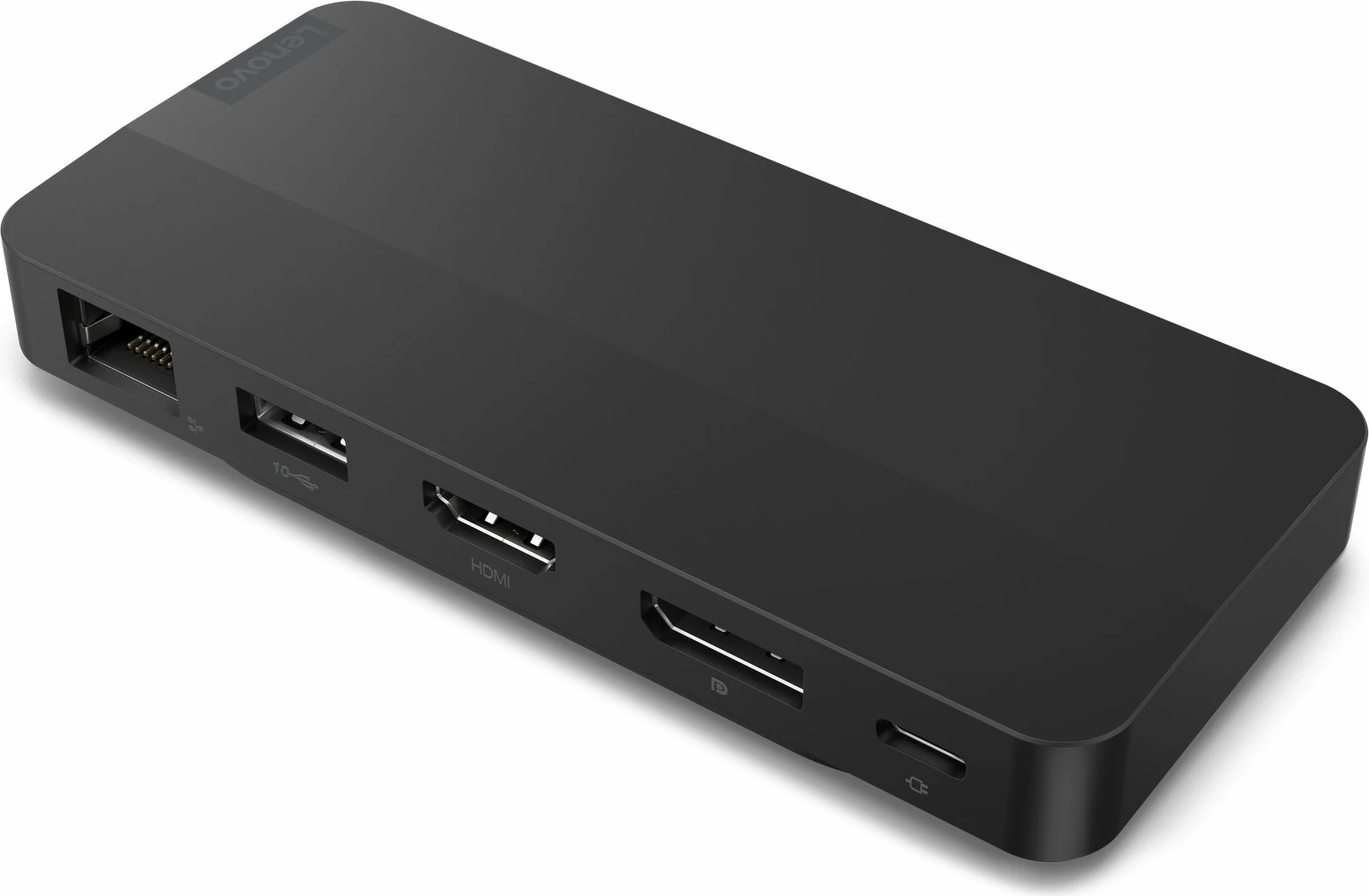 Stacion docking USB-C Lenovo 40B90000WW dual display 4K, HDMI + DisplayPort, LAN Gigabit, Power Delivery, Eclipse Black, pa adapter