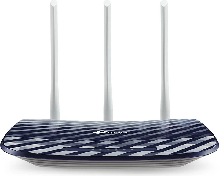 Router TP-Link Archer C20, 2.4/5GHz, 802.11b/g/n/a/ac, 300/433MBit, ngjyrë e kaltër