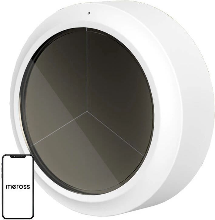 Sensor temperature dhe lagështie Meross MS100FHHK Starter kit, me hub, i bardhë