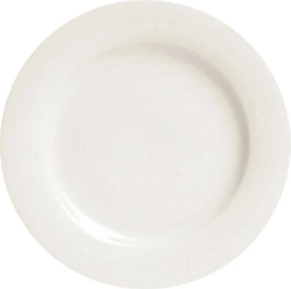Pjatë porcelani Porland Dove 300 mm, krem, set 6 copë