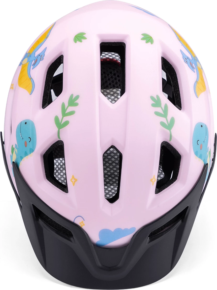Kaskë MTB fëmijësh Wozinsky HT-45R XS (48-52 cm), me rrotë 360° dhe krahëz të heqshëm, rozë