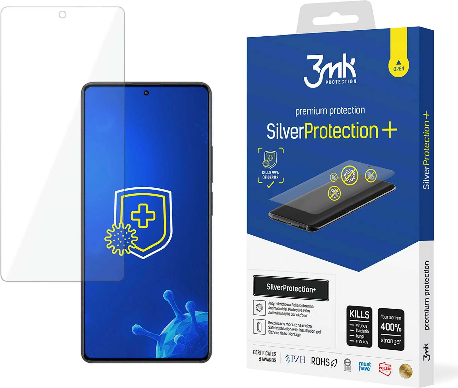 Folie mbrojtëse 3mk SilverProtection+ për Xiaomi Redmi Note 13 Pro 4G