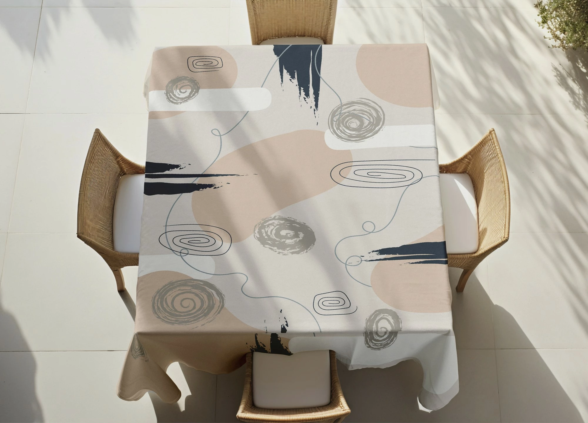 Mbulesë tavoline Hermia, Asr-tblclt25-25, 140x220cm