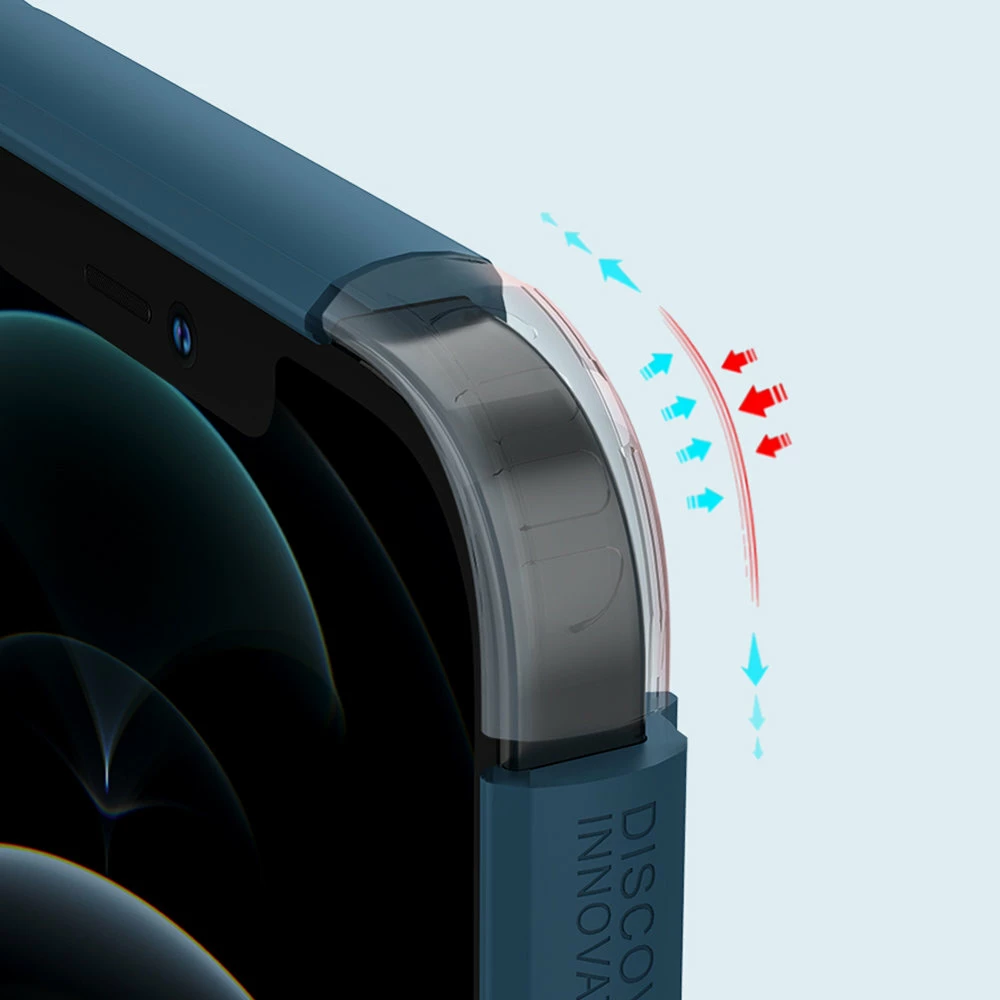 Mbështjellës Nillkin Super Frosted Shield për iPhone 13 Pro Max, kaltër