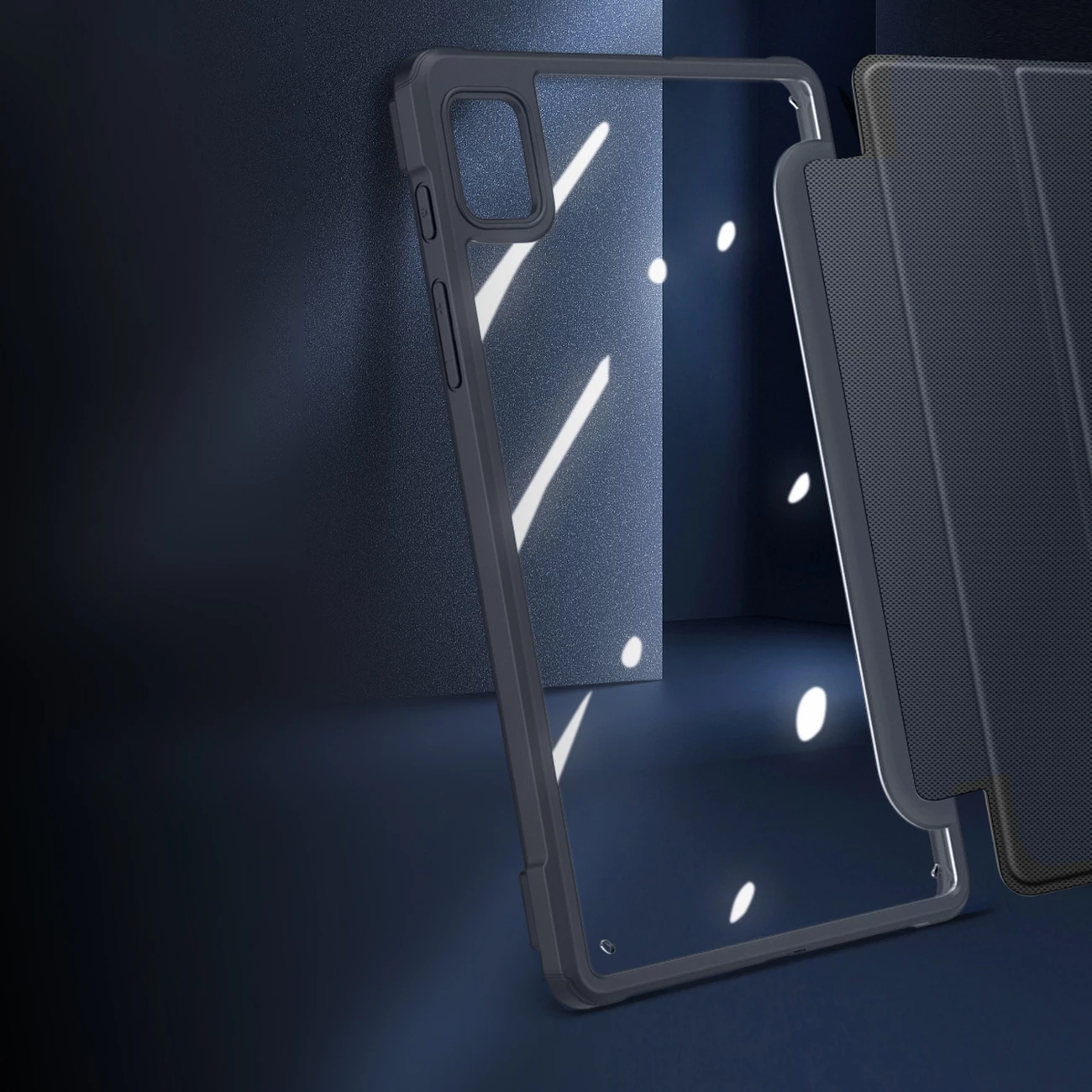 Mbështjellës Dux Ducis Toby Flip për Realme Pad Mini 8.7", i zi