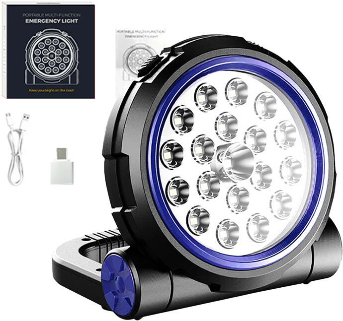 Dritë pune Superfire GM03, 5200 mAh, 920 lm, USB-C, e zezë/blu