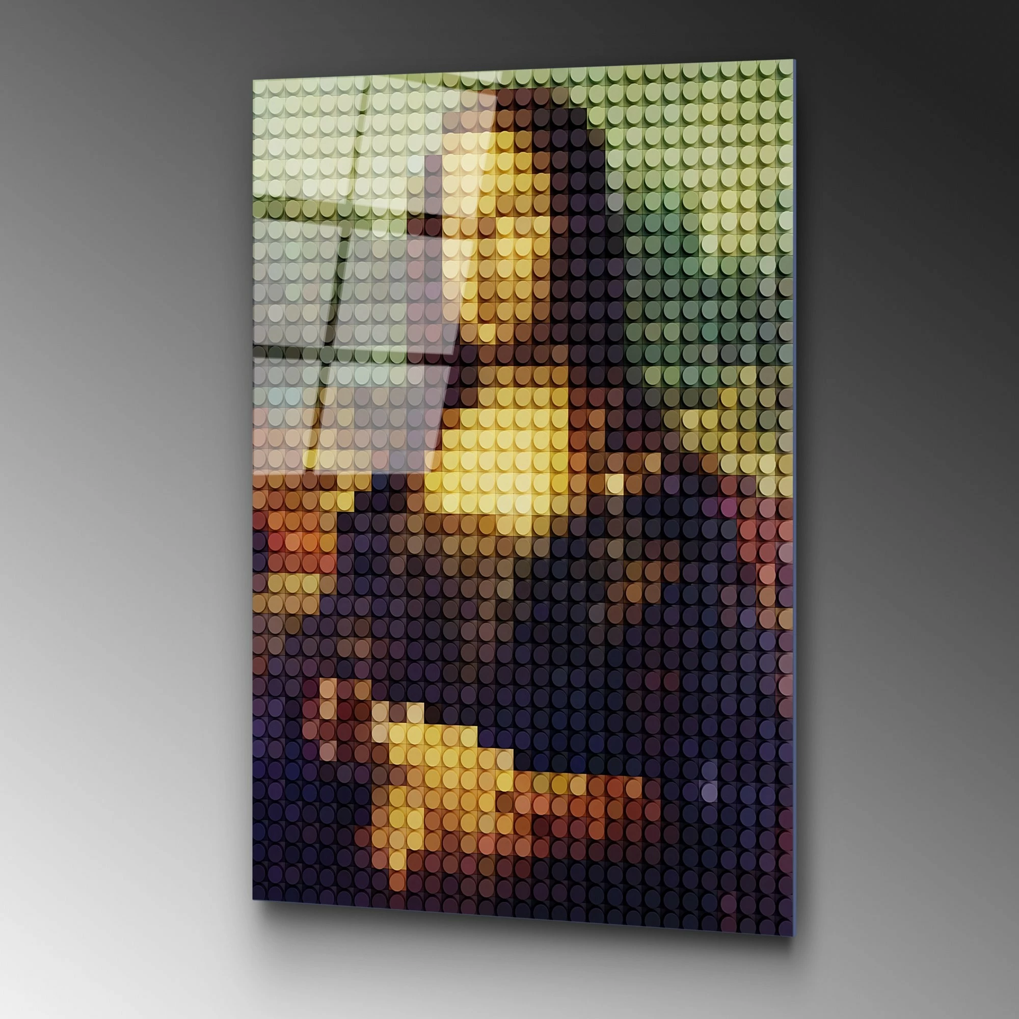 Pikturë dekorative prej xhami të temperuar, shumëngjyrëshe, Wallity UV-137, 70x100cm