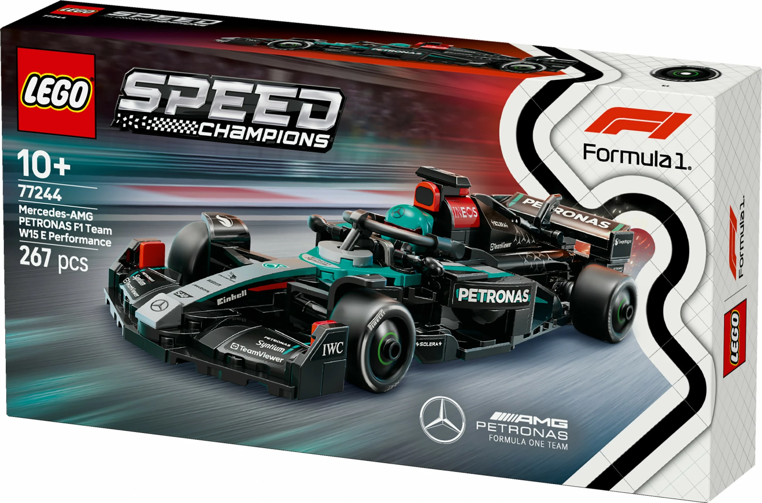 Set ndërtimi LEGO Mercedes-AMG F1 W15, 267 pjesë, shumëngjyrësh