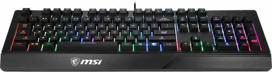 Tastierë MSI VIGOR GK20, Wired, USB, Membrane, RGB LED, Zezë