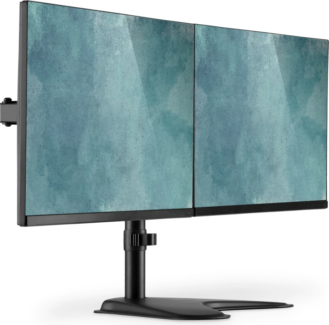 Mbajtës dy monitorësh Digitus universal, 15-32 inç, 8 kg, VESA 75x75/100x100, i zi