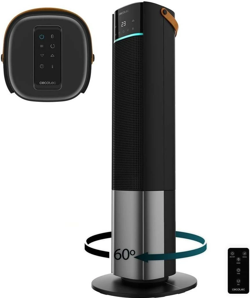 Ngrohës elektrik Cecotec ReadyWarm 2070 Max Ceramic Rotate Smart, 2000W, i zi