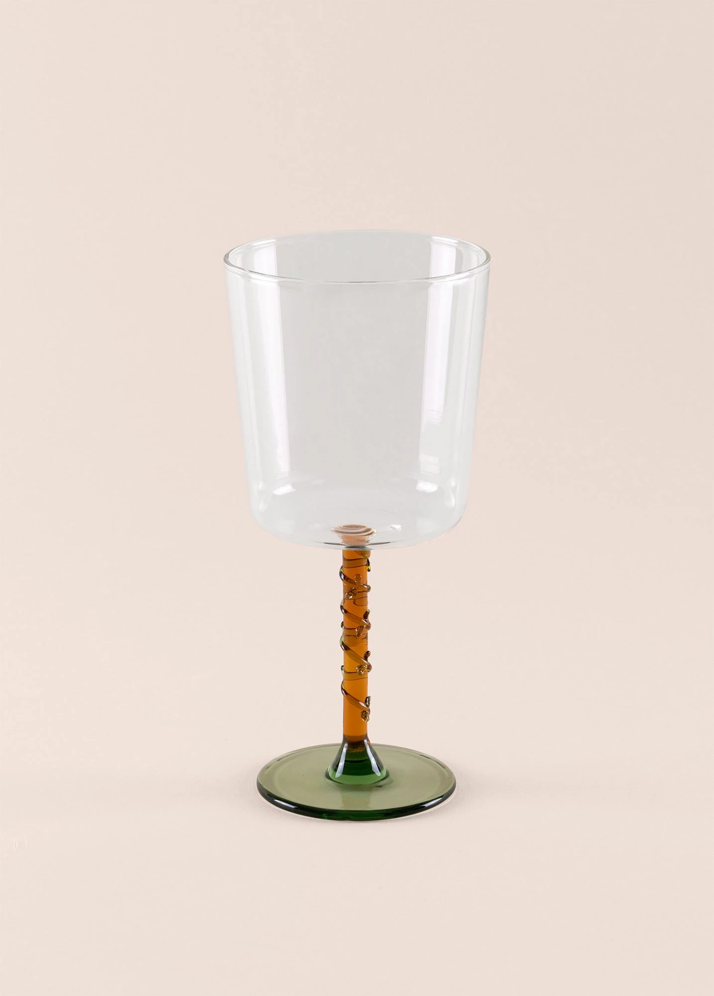 Gotë qelqi Hermia, BRD0081, ngjyrë e verdhë