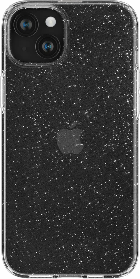 Mbështjellës Spigen Liquid Crystal Glitter për iPhone 15 Plus, Transparent me shkëlqim