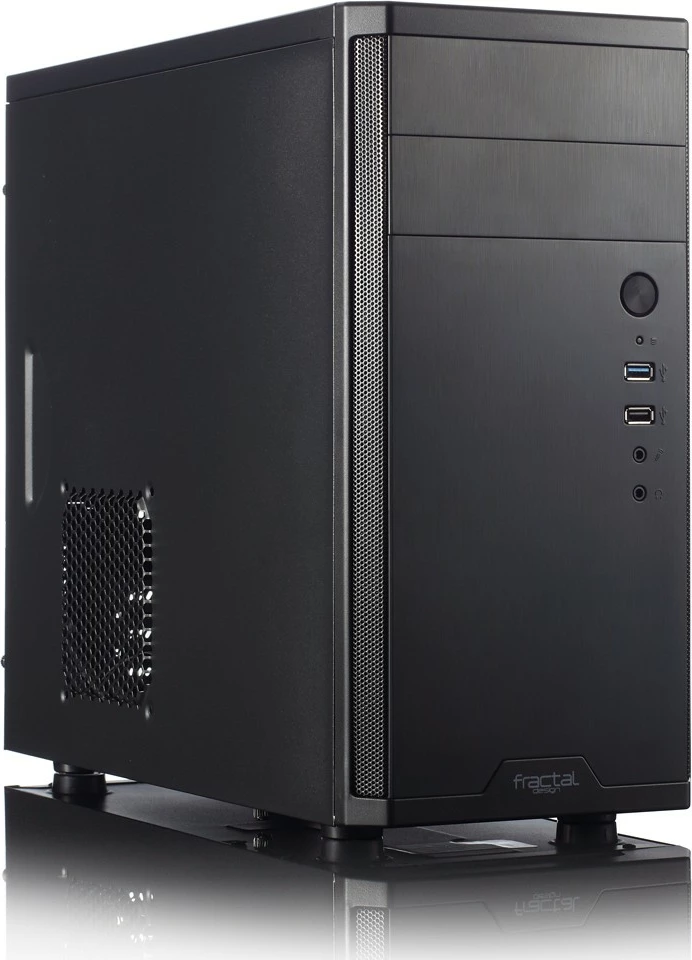 Kasë Fractal Design Core 1100, Mini Tower, micro ATX/Mini-ITX, e zezë