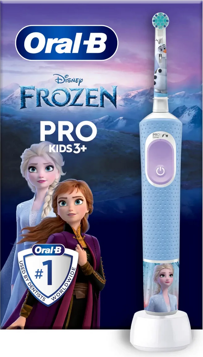 Furçë dhëmbësh elektrike, Oral-B, Kids Vitality Pro 103 (772409), Frozen 3+, blu