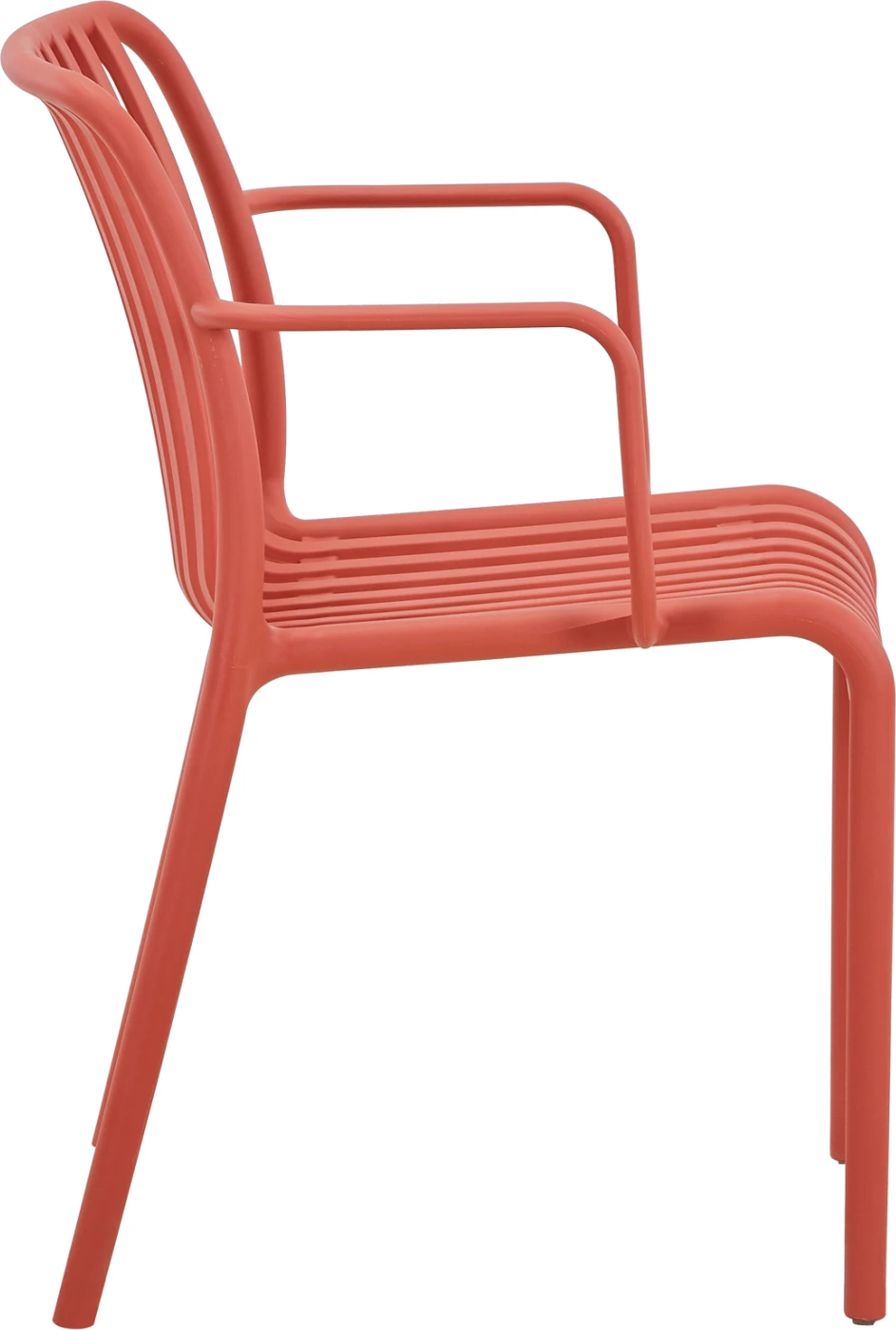 Karrige për jashtë CONVEE FH6105.05 polipropilenë e kuqe 44,5x52,5x79H cm