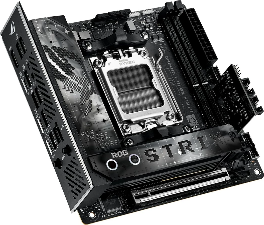 Pllakë amë ASUS ROG STRIX X870-I GAMING WIFI, Socket AM5, mini ITX, E zezë