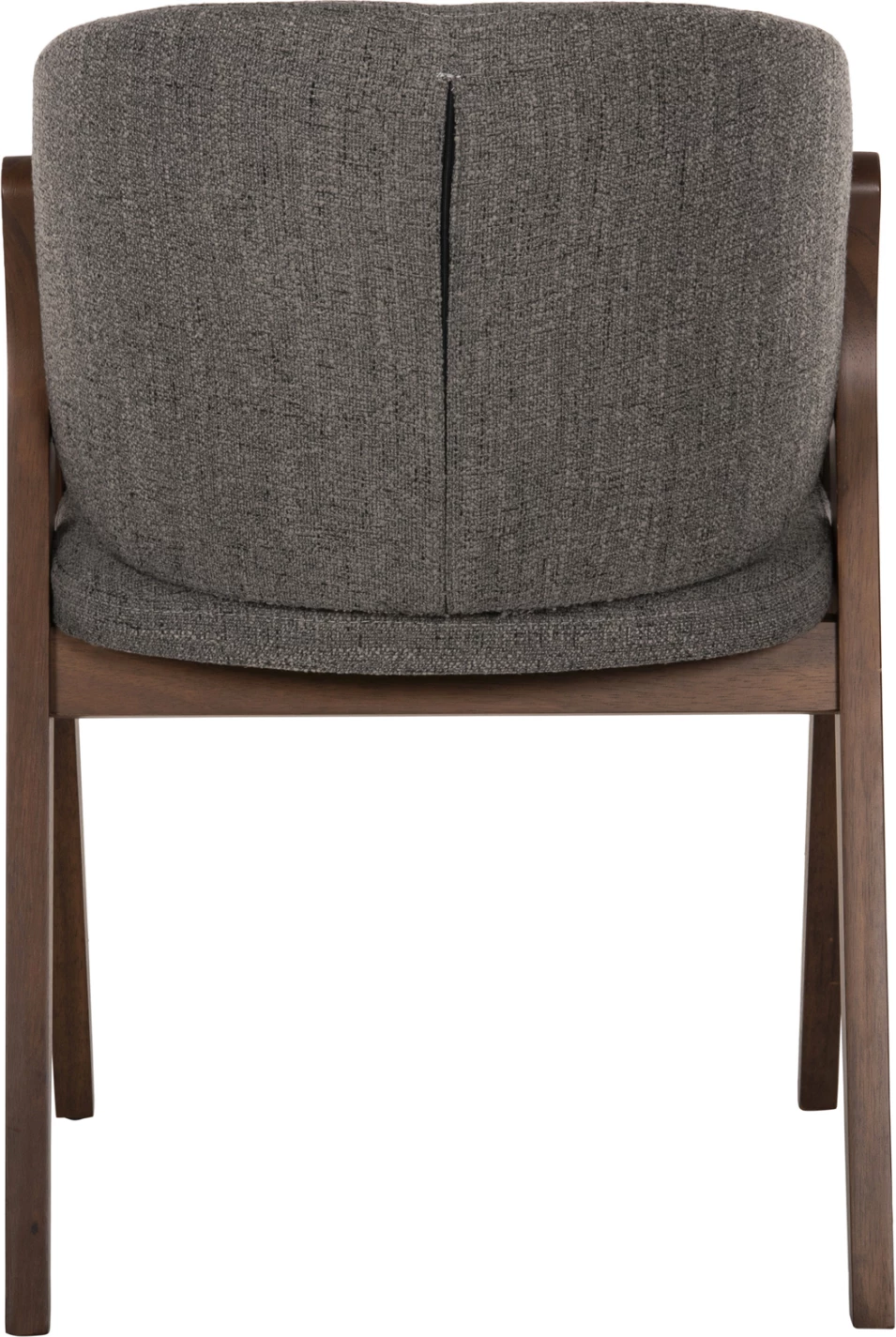 Karrige për ngrënie HANA FH9746.02 dru gome ngjyrë arre-stof ngjyrë gri 55x60x84H cm., set prej 2 copë