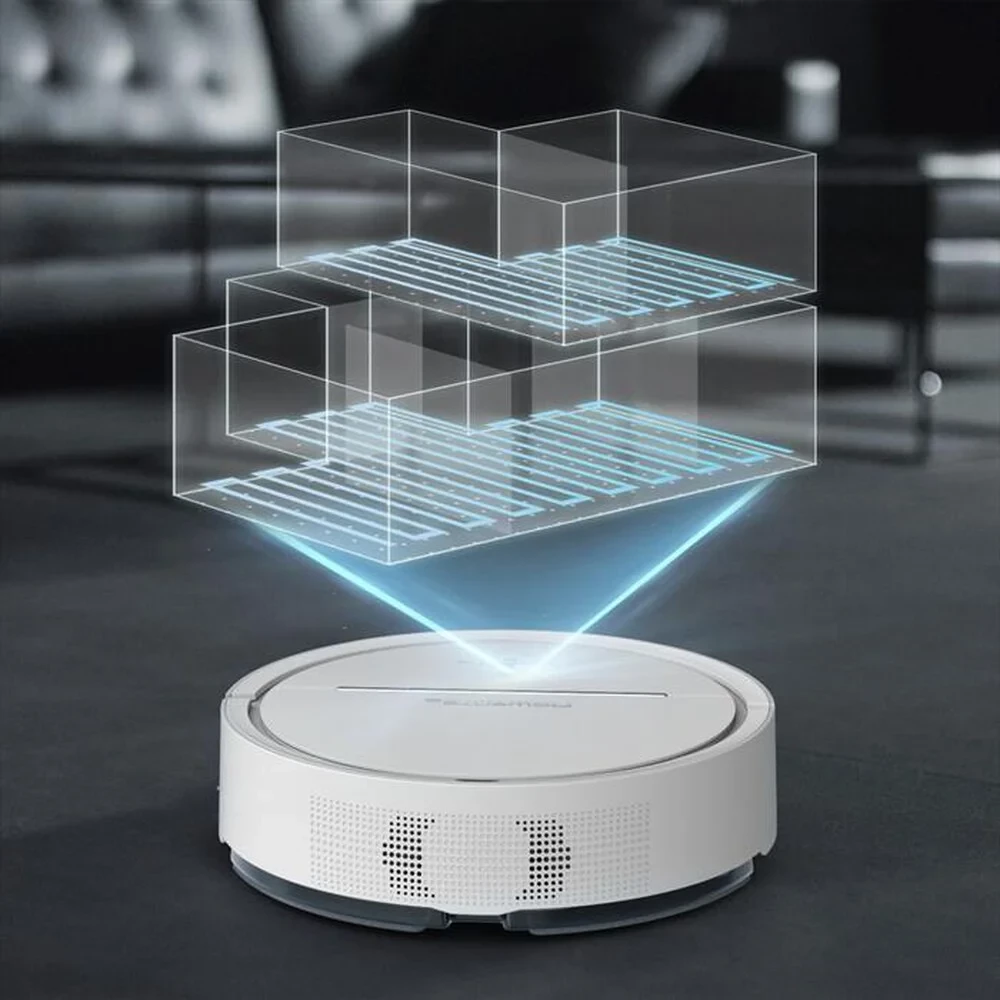 Fshesë me korrent robot, Rowenta RR7867WH, depozitë 0.70L, bateri 120 min, e bardhë