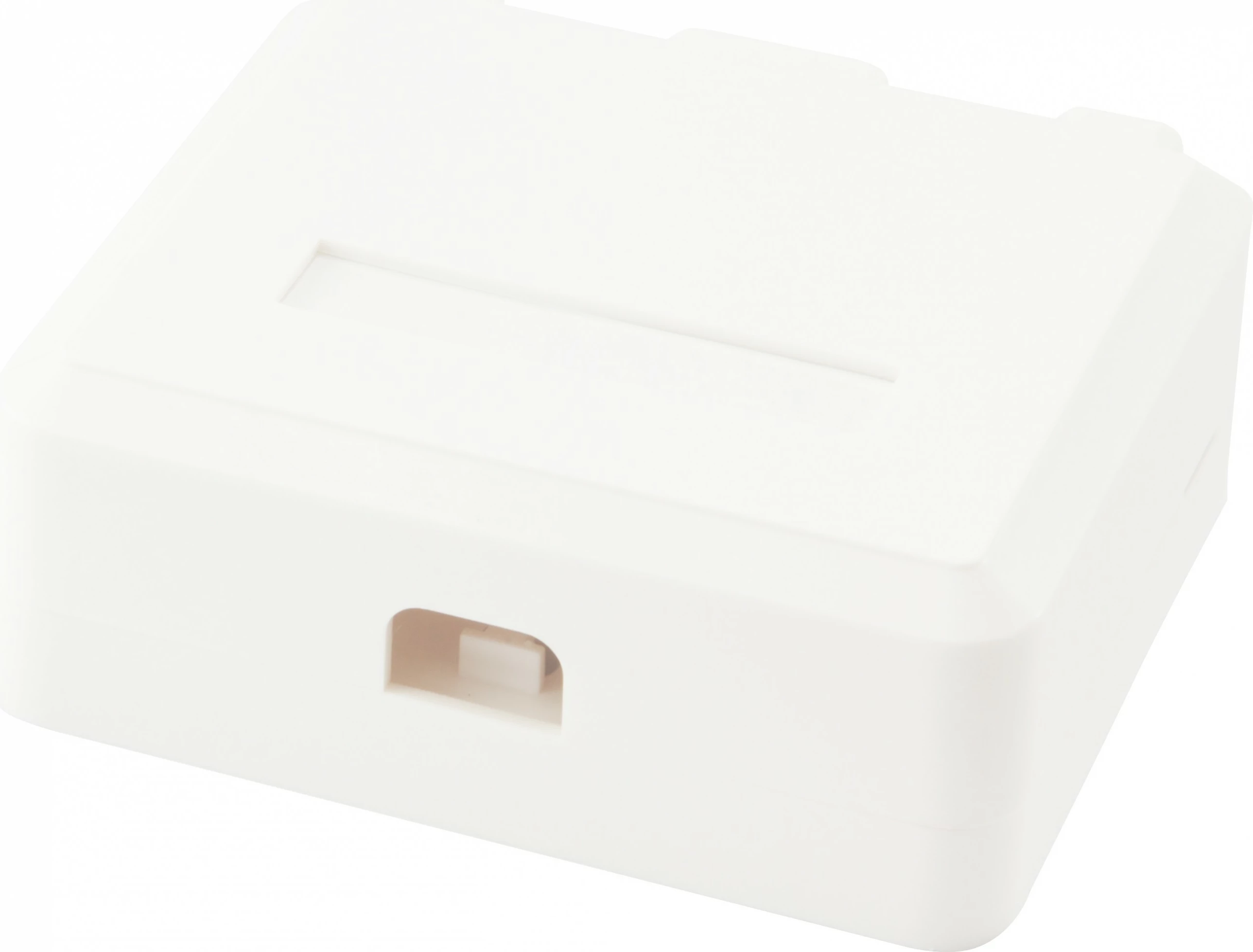 Kuti sipërfaqësore për Keystone Jack EQUIP 2-Port, ABS, e bardhë