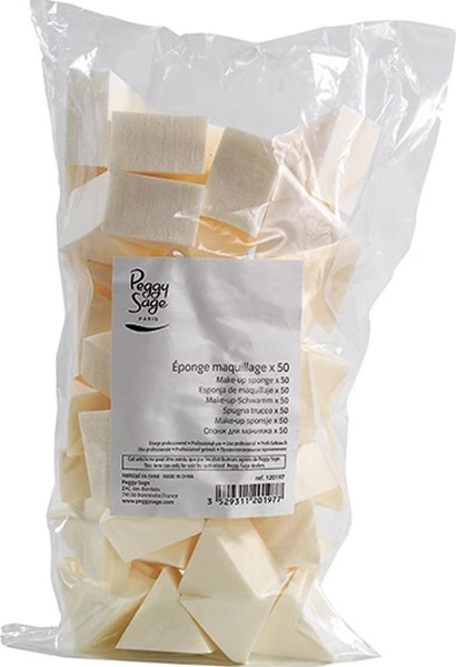 Sfungjer për make-up Peggy Sage 50 copë