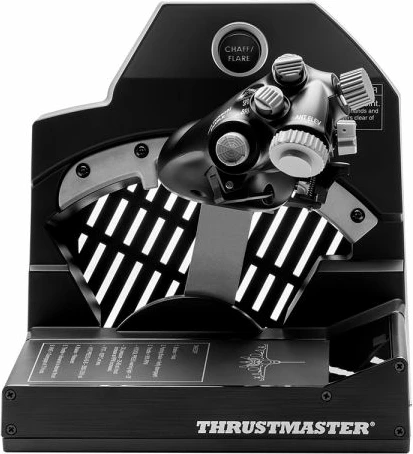 Throttle Quadrant System, Thrustmaster Viper TQS, 21 butona, 5 akse, H.E.A.R.T 16-bit, për PC, Worldwide Version, i zi