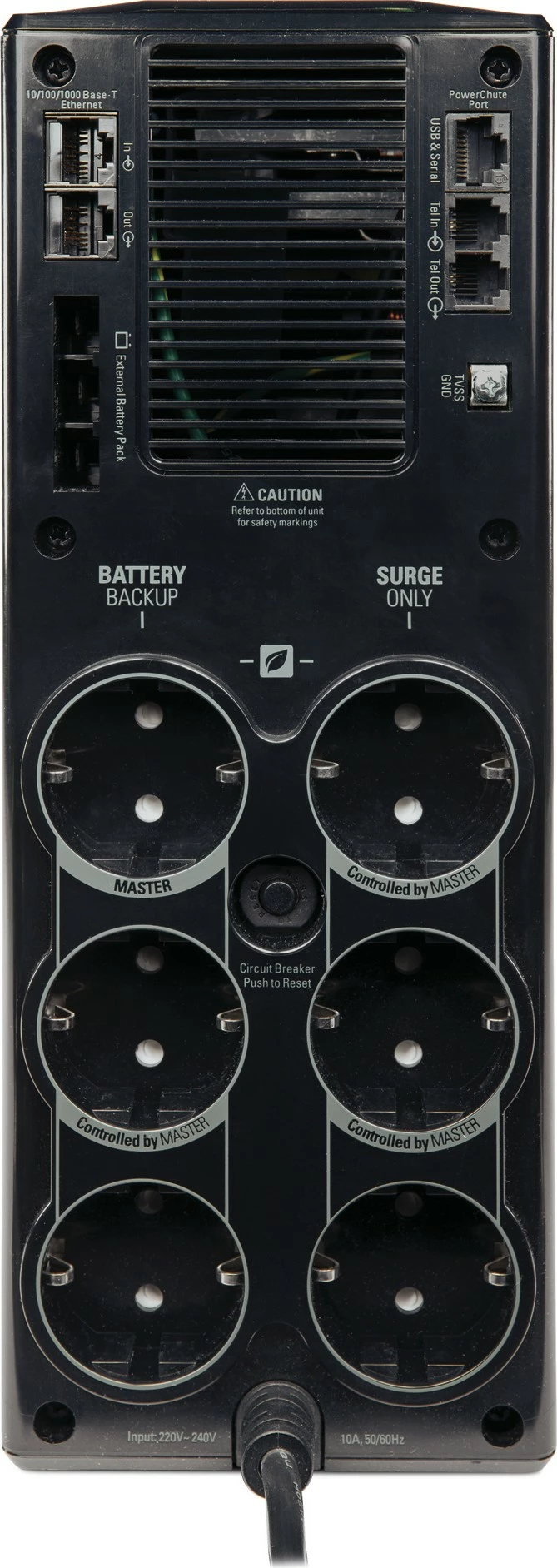 UPS APC Back-UPS Pro, Line-Interactive, 1.5 kVA, 865 W, Sine, 156 V, 300 V