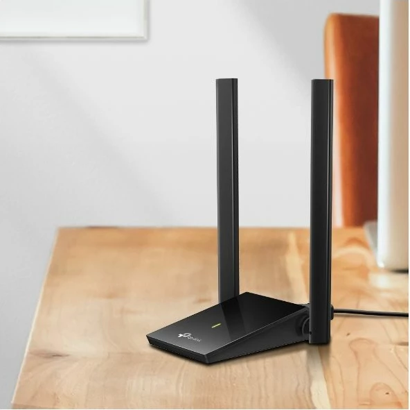 Adapter USB Wi‑Fi TP-LINK Archer T4U Plus 1300Mbps Dual Band USB 3.0 me 2 antena high-gain, i zi