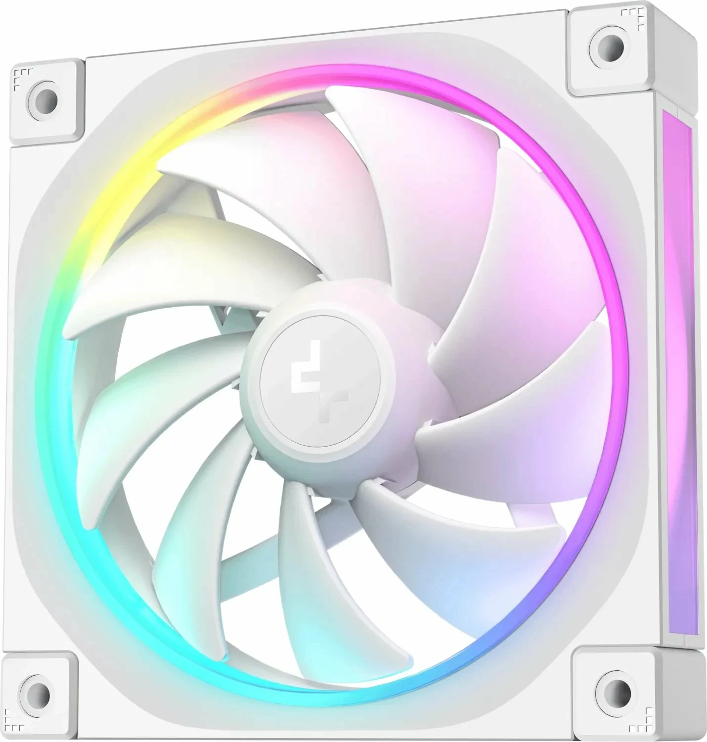 Ventilator për kasë PC Deepcool FL12 (R-FL12-WHAPN1-G) 120mm ARGB Gen2 PWM, 1 copë, i bardhë