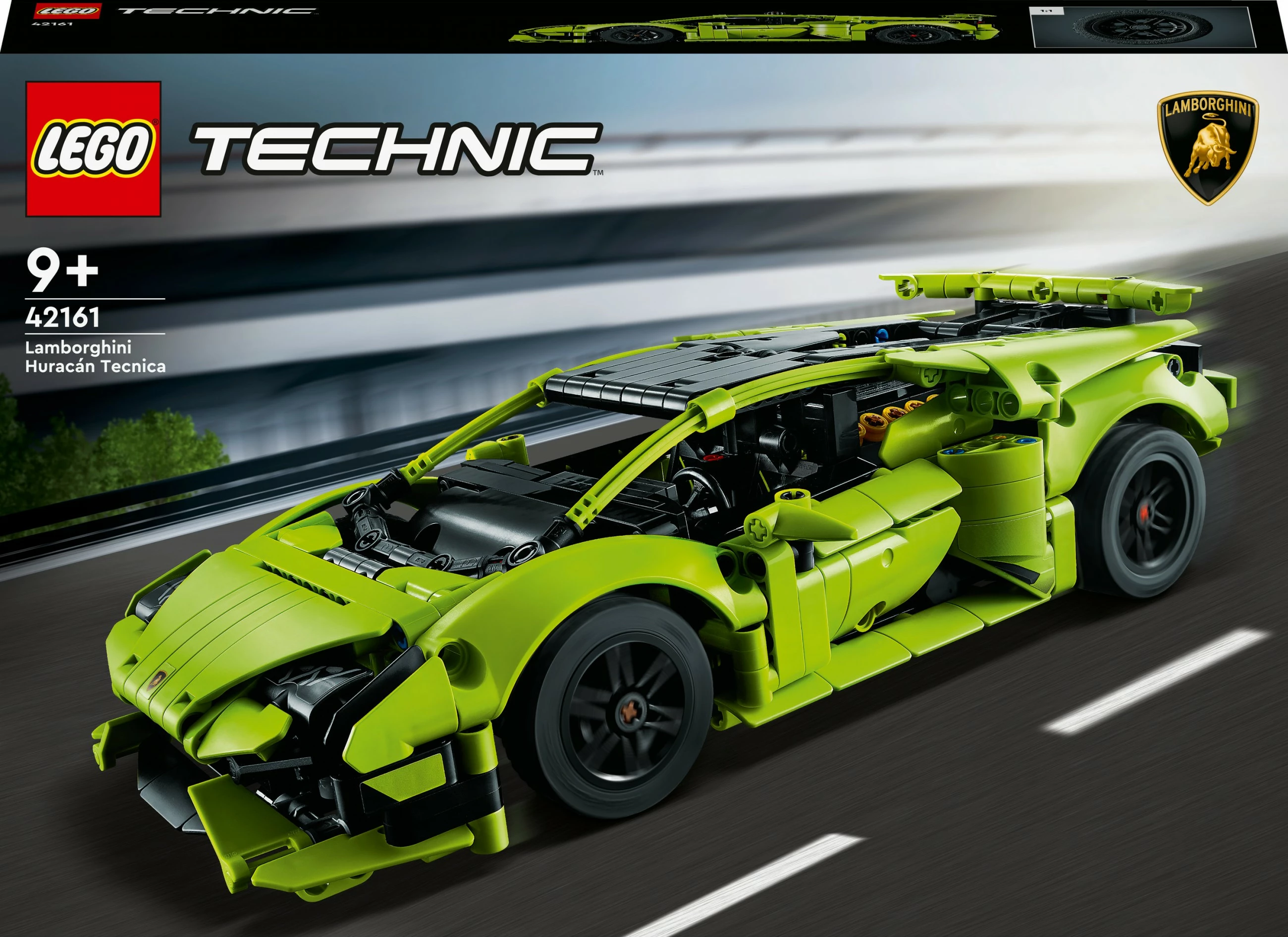 Set ndërtimi LEGO Lamborghini Huracán Tecnica, 806 pjesë, shumëngjyrësh