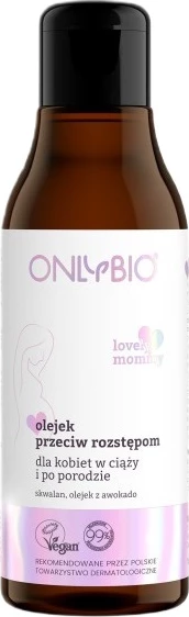 Vaj trupi kundër strijave për femra OnlyBio Lovely Mommy 150ml