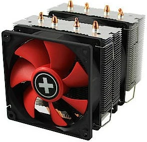 Cooler Xilence XC044, 2 ventilatorë 9.2cm, 600-2200 RPM, zi/kuqe