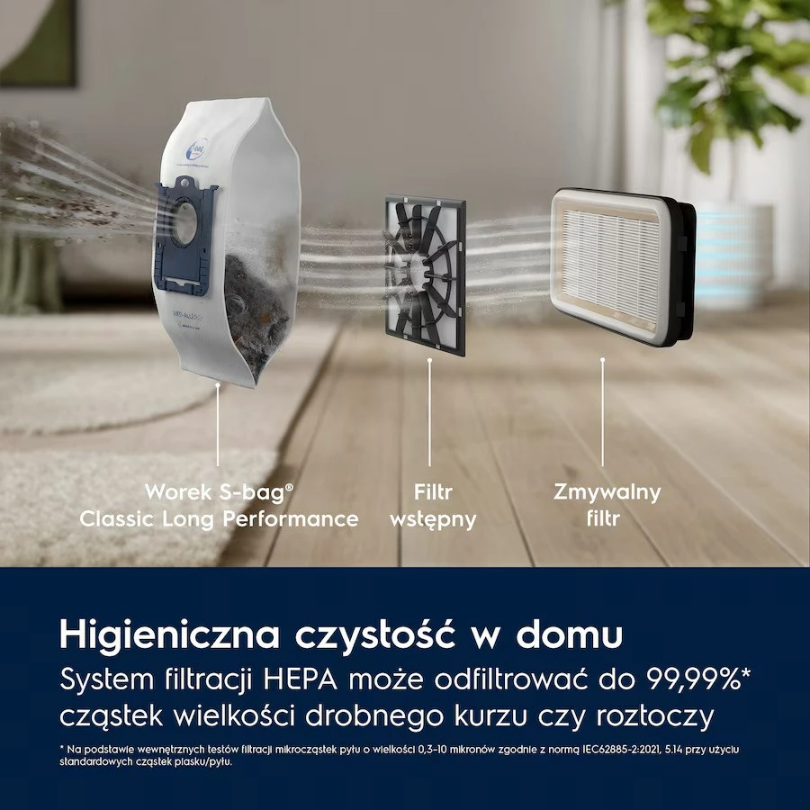 Fshesë me thasë Electrolux EB51C1OG, 750 W, Blu