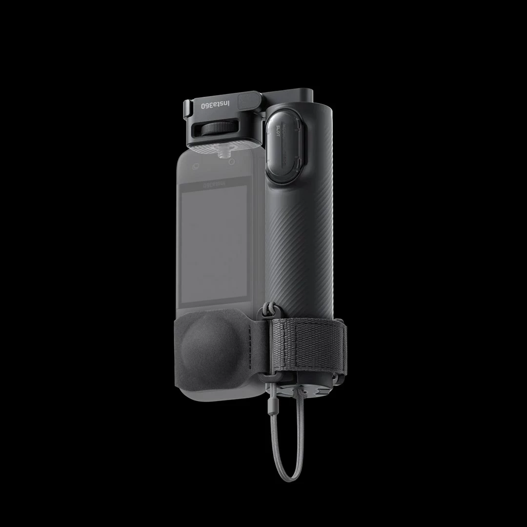 Selfie stick i palosshëm Insta360 me telekomandë, 2-në-1, 1/4” Mount, i zi