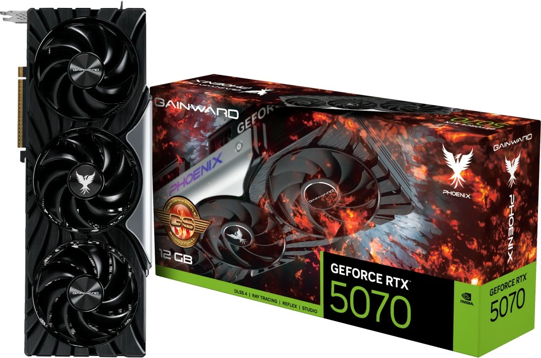 Kartelë grafike Gainward GeForce RTX 5070 Phoenix GS, 12 GB, GDDR7, PCI Express 5.0
