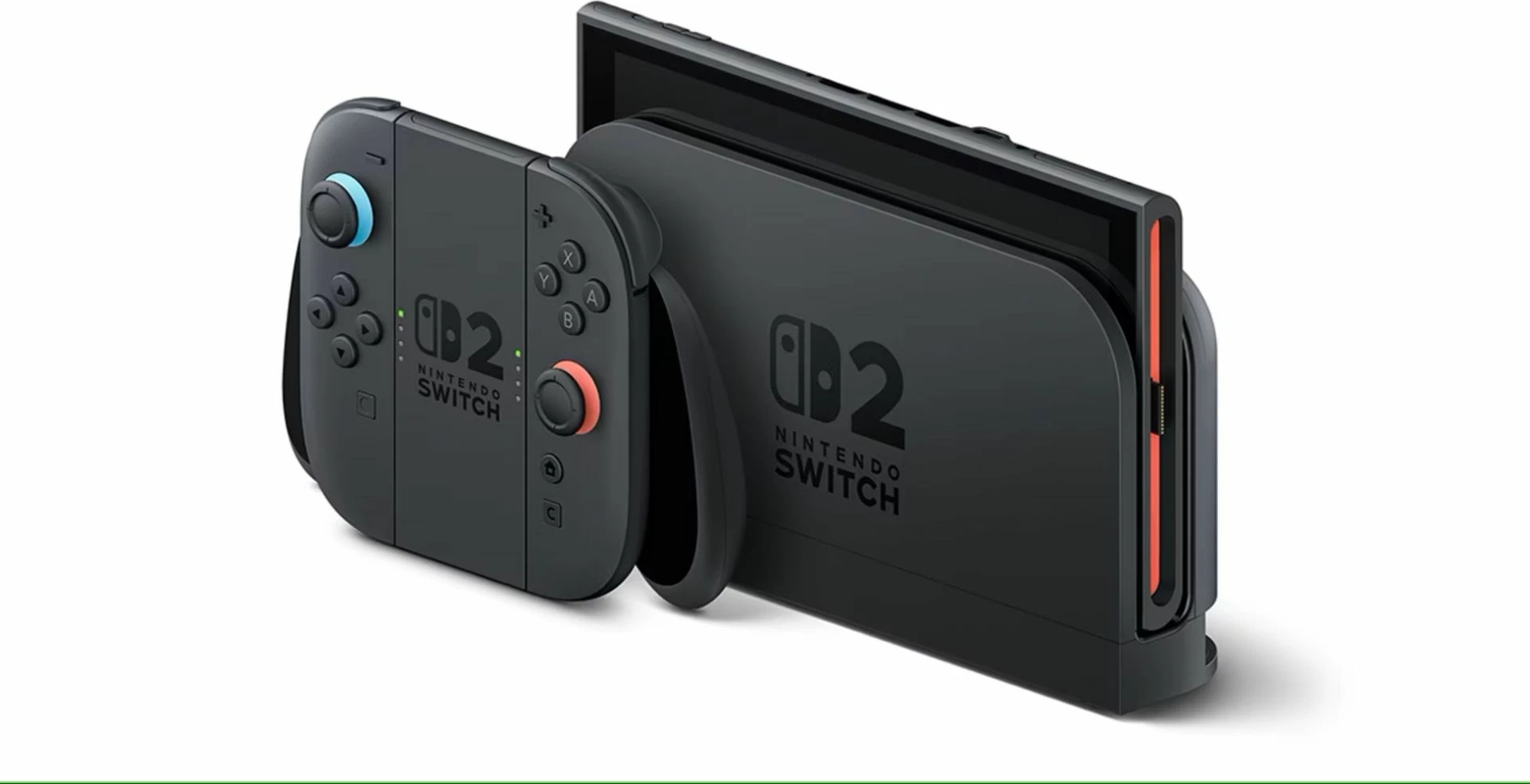 Konzolë lojërash Nintendo Switch 2, 256GB, ekran 7.9\" 1080p HDR, dock 4K, set me Joy-Con 2 blu e çelët/kuqe e çelët