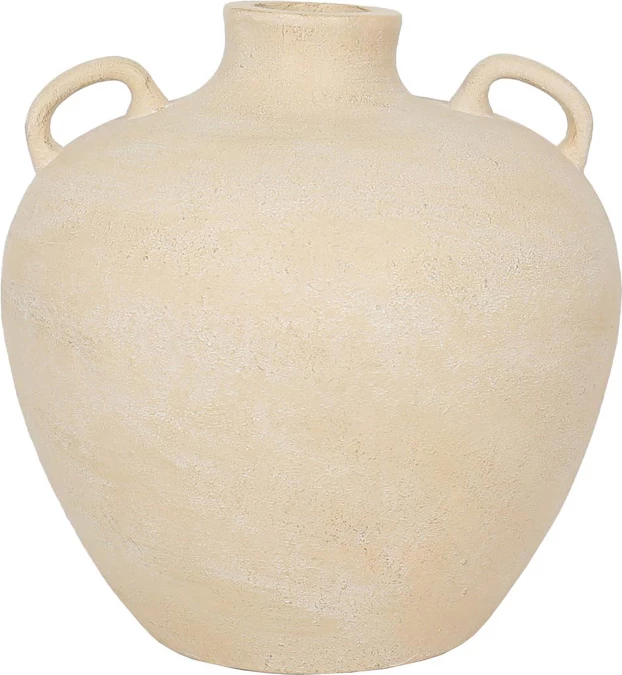 Vazo Kythnos, MgO, bezhë, 40x40x40 cm