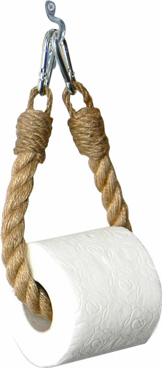 Mbajtës letre higjienike PWF-0226 metal dhe litar 12x3x38cm